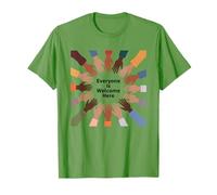 Todos son bienvenidos aquí Unidad Diversidad Inclusividad Camiseta