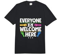 Todos Son bienvenidos: Diversidad e inclusión Comfort Colors Adult Heavyweight T-Shirt