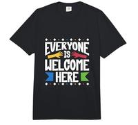 Todos Son bienvenidos - Lema de inclusión Comfort Colors Adult Heavyweight T-Shirt