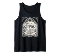 Todos suponen lo Que Quieren suponer tipografía Retro Camiseta sin Mangas