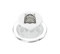 Todos suponen lo Que Quieren suponer tipografía Retro PopSockets PopGrip para MagSafe