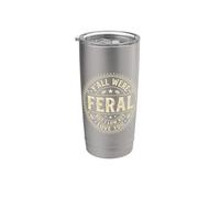 Todos ustedes eran salvajes pero yo discreta te amo descarado Vaso térmico de acero inoxidable de doble pared