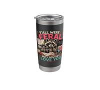 Todos ustedes eran salvajes pero yo discreta te amo fin de año escolar Vaso térmico de acero inoxidable de doble pared