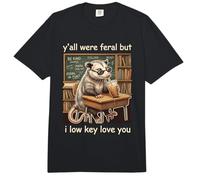 Todos ustedes Eran Salvajes Pero yo Soy Discreto Te Amo café Helado de zarigüeya Comfort Colors Adult Heavyweight T-Shirt