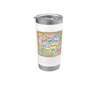 Todos ustedes fueron salvajes pero yo Lowkey Love You Notas Vaso térmico de acero inoxidable de doble pared
