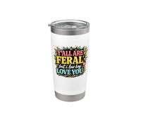 Todos ustedes son salvajes pero yo bajo perfil amo a su maestro de secundaria Vaso térmico de acero inoxidable de doble pared