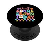 Todos van a aprender hoy colorido regreso a la escuela PopSockets PopGrip Adhesivo