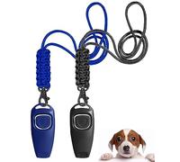 TODREMOU Silbato para Perros - Perros Profesionales, de Alta frecuencia, llamados a revisión-Dog Whistle-2 Unidad (Azul)