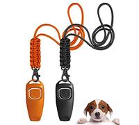 TODREMOU Silbato para Perros - Perros Profesionales, de Alta frecuencia, llamados a revisión-Dog Whistle-2 Unidad (Naranja)
