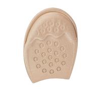 Toe Inserts, Forefoot Cushion Insole, Secure Grip Soft Cloth Lightweight Breathable Comfortable Stable Padding Long Wear, High Heel Pads for Women Shoes Outdoor Walk, Beige