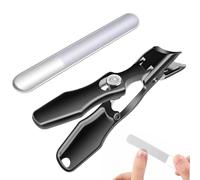 Toe Nail Clippers, Nail Clipper | Limpiador de uñas contra el salón | Herramientas de cuidado personal de la cabeza en ángulo, clip de uñas de los pies para preparación de viajes, manicura en el hogar