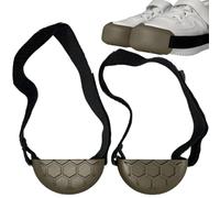 Toe Protector Covers - Nailon Silicona Durable Shoe Tip, 20 x 7 cm | No Slip Wear-Resistant Reusable Toe Guards For Children's Sneakers, Sports Footwear And Outdoor Walking Use, Gris, riferimento