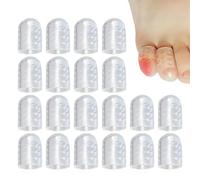 Toe Silicone Protector-Silicone Toe Protectors Women | 20 Pieces Breathable Ţoe Covers - Breathable Clear For Women Men Sports Training High Heel Wearers Comfort Seekers Standing Work Shifts Hiking