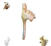 Toe-tal Straw - The Weirdest Way to Sip Your Drink, Funny Ceramic Toe-Shaped Straw, Handmade Weird Novelty Drink Stick, Reusable Eco Friendly Novelty Straws (1PCS)