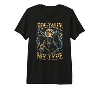 Toe Tally My Type Lobos Pie Divertido Camiseta Premium