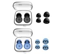 TOEECY 2 Pares Tapones para los Oídos Silicona Antironquidos Dormir Tapones Oidos Cancelacion de Ruido Protección Auditiva para Concentrarse Dormir Antironquidos