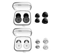 TOEECY 2 Pares Tapones para los Oídos Silicona Antironquidos Dormir Tapones Oidos Cancelacion de Ruido Protección Auditiva para Concentrarse Dormir Antironquidos