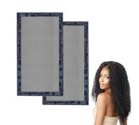 TOEECY 2 Piezas Rulos Pelo Grande Comodidad Transpirable Estirador de Pelo con Gancho Pequeño Sujeción Natural para Niñas y Mujeres