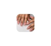 TOEECY 24 Piezas Uñas Postizas Colores Sólidos Redondas Cortas Uñas Cortas de Gel Press on Nail Suave y Brillante con Herramientas para Damas