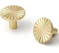 TOEECY 6 Piezas Tiradores Forma Abanico Pomos Metálicos Armarios Cajones Muebles Cocina Baño Dormitorio Estilo Elegante Decorativo