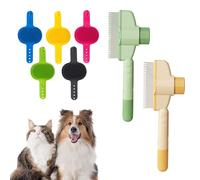 TOEECY 7 Piezas Set de Cepillo Cuidado y Peine para Mascotas para Perros y Gatos Baño Ducha Masaje Cepillos Eliminar Pelo Enredado y Muerto Peine Grooming Kit para Mascotas de Pelo Corto y Largo