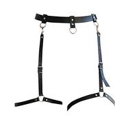 TOEECY Arnés Corporal Ajustable Cinturón Suspensores Cadena Cuerpo Mujer Decorativo Accesorio Punk Gótico