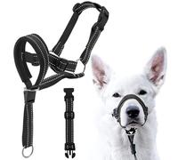 TOEECY Collar Ronzal HALTI Arnés Perro Antitirones Ajustable y Ligero Collar de Adiestramiento Adiestramiento Canino Antitirones Cómodo Seguro para Paseos y Entrenamiento (L)