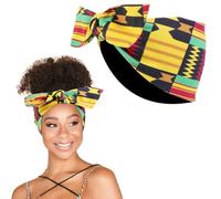 TOEECY Diadema Mujer Borde Ancho Estampado Floral Retro Lazo Bohemio Elegante y Encantador para Deporte Vacaciones o Diario