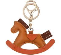 TOEECY Llavero Caballo Balancín Decorativo Colgante Bolso Accesorio Mujer Adorno Cartera Elegante Clásico