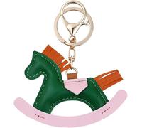 TOEECY Llavero Caballo Balancín Decorativo Colgante Bolso Accesorio Mujer Adorno Cartera Elegante Clásico