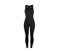TOEECY Mono para Mujer Deportivo Sexy sin Mangas Traje de Yoga para Gimnasio Elegante Casual Jumpsuit (Negro,S)