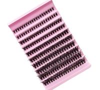 TOEECY Pestañas Postizas Pestañas en Racimo Naturales y Wispy Cluster Lashes Kit Pestañas Individuales Pestañas en Racimo Natural(40D)