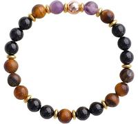 TOEECY Pulsera Personalizada Mujer Pulsera Piedras Naturales Para Hombre Joyas De Bohemia Regalos Cumpleaños Mujer Pulseras De Cuentas Joyas Para Madres Novias Esposas(C)