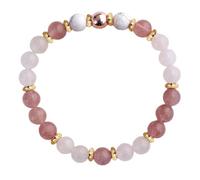 TOEECY Pulsera Personalizada Mujer Pulsera Piedras Naturales Para Hombre Joyas De Bohemia Regalos Cumpleaños Mujer Pulseras De Cuentas Joyas Para Madres Novias Esposas(B)