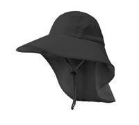 TOEECY Sombrero de Pescador Hombre Mujeres Gorra Nuca Protección UV Solar con Protector de Cuello Sombrero Pescador Gorras de Pescador Transpirable y Plegable para Senderismo Cámping