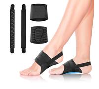 TOEECY Soporte Para El Pie Con Arco Ajustable Alivio De Fascitis Plantar Plantillas Ortopédicas Para Pies Planos Soporte De Arco Para Hombres Y Mujeres 2 Piezas