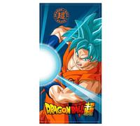 TOEI ANIMATION Toallas de baño Infantiles de la Marca Modelo Toalla Goku Super Saiyan Blue Dragon Ball Super Algodon