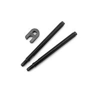 TÖLS Alargador Valvula Neumatico Bicicleta de 65mm | Obuses Tubeless MTB, Parches Bicicleta | Herramientas Bici | Extensor Valvula Presta 65mm, Negro