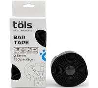 TÖLS BIKE COMPONENTS Bar Tape Cinta Manillar Bicicleta Carretera - Cinta de Manillar Ligera y Antivibración 2.5mm - EVA Alta Densidad - Máximo Agarre y Confort - Incluye Tapones