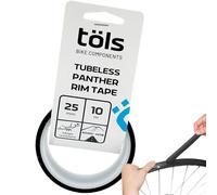 Cinta de llantas ciclismo töls tubeless panther 25mm x 10m Talla única