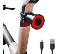 TÖLS luz Trasera Bicicleta Aina - LED Recargable USB - 30LM y 4 Modos - luz Trasera MTB con una Duración de 2 a 8h - Potente led con Fijación Universal