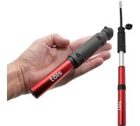 TÖLS Mini Bomba Bicicleta Lexia Pro - Mini Bomba de Aire Bicicleta 110 PSI 7,5 Bar - inflador Bicicletas con latiguillo Incluido - hinchador Bicicleta Super Ligero - Mancha para Bicicleta - Bike Pump