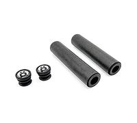 TÖLS Silicone MTB Grip Slim Accesorios Bici, Adultos Unisex, Black (Negro), Talla Única