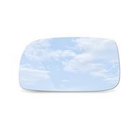 TOEMIRR Espejo de cristal del lado izquierdo para Toyota Camry Camry Hybrid 2007 2008 2009 2010 2011 2012 (solo fabricado en Estados Unidos) con adhesivo plano, sin placa de respaldo