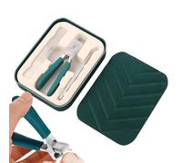 Toenail Cutter - Nail Trimming Tool | Anti-Splash Fingernail Trimming Tool With File And Spoon, Wide Jaw Opening Beveled Manicure Tools For Women Men Seniors, Pedicure Cutting Device