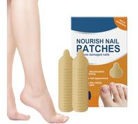 Toenail Recovery Patches, Nail Strength Stickers, Overnight Repair Formula with Breathable Adhesion Effect, Soft Healing Nail Care Sheets, Portable Beauty Design, Use for Bath Travel Foot Care Routine