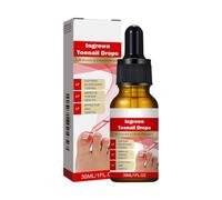 Toenail Strengthener Drops, Ingrown Toenail Corrector, Discomfort Relief Solution, 30ML Yellow Stain, Breakage Splitting Women, Men Elderly Home, Manicure Salon Pedicure, Prep Hygiene 1.1x4.13Inches