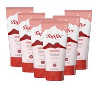 Töpfer Babycare - Baño de salvado suave para la piel sensible del bebé desde el nacimiento, con salvado de trigo orgánico y aceite de oliva orgánico, sin gluten y vegano, 6 x 150 ml