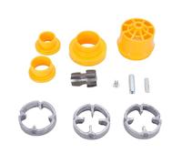 Toeponeer, kit de enhebrado de tubos de PVC para taladros eléctricos, conjunto de herramientas de plomería eficiente con 3 tamaños de matrices, ligero, duradero, portátil para uso