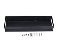 Toeponeer para Estante de Pared de baño de Acero Inoxidable de Primera Calidad con diseño de barandilla, Elegante Negro Mate, fácil de Limpiar, solución de Almacenamiento Que